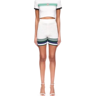 Pantaloni scurți de tenis croșetați