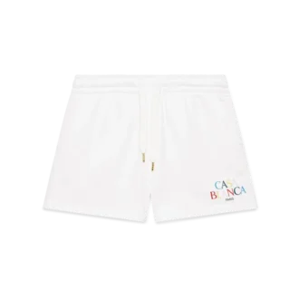 Pantaloni scurți de trening cu logo suprapus