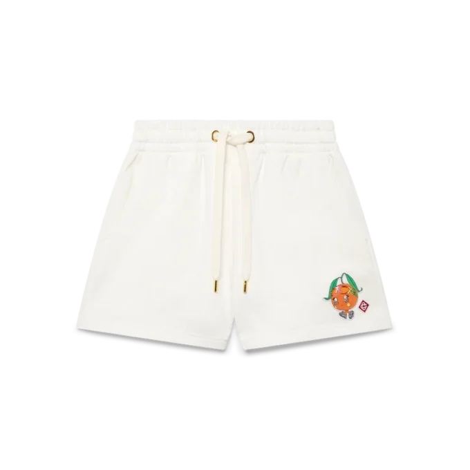 Pantaloni scurți de trening cu mascota portocalie