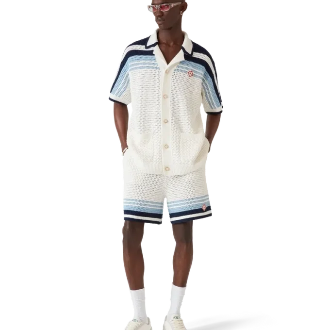 Pantaloni scurți din bumbac croșetat Pantaloni scurți din bumbac croșetat