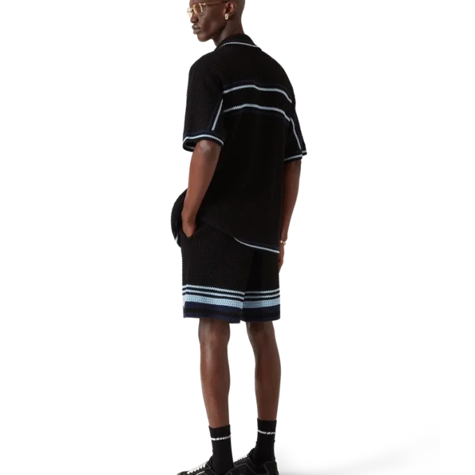 Pantaloni scurți din bumbac croșetat Pantaloni scurți din bumbac croșetat