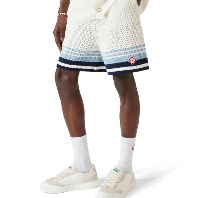 Pantaloni scurți din bumbac croșetat Pantaloni scurți din bumbac croșetat