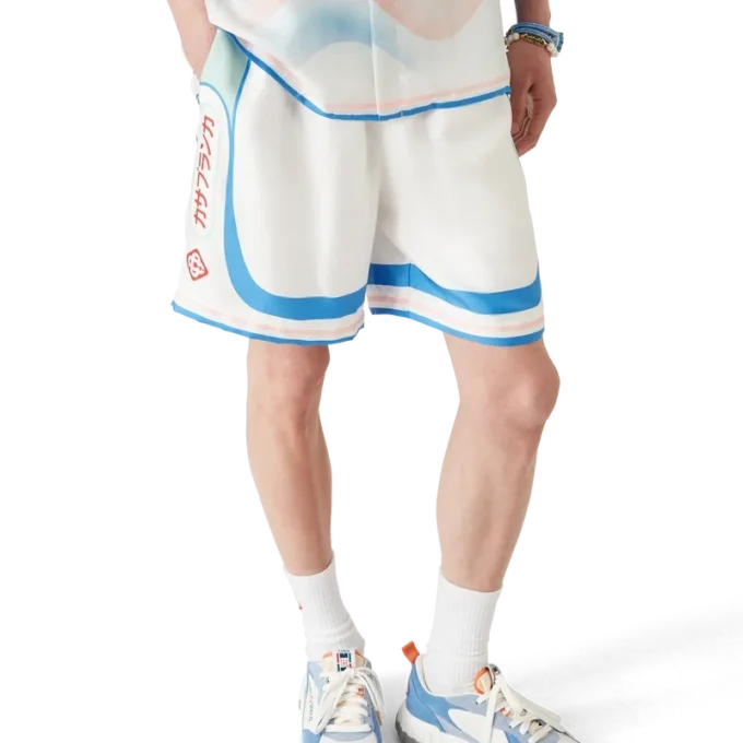 Pantaloni scurți din mătase Fuji Dream Pantaloni scurți din mătase Fuji Dream