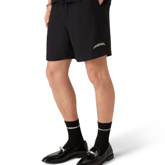 Pantaloni scurți din mătase jacquard Volcano Pantaloni scurți din mătase jacquard Volcano