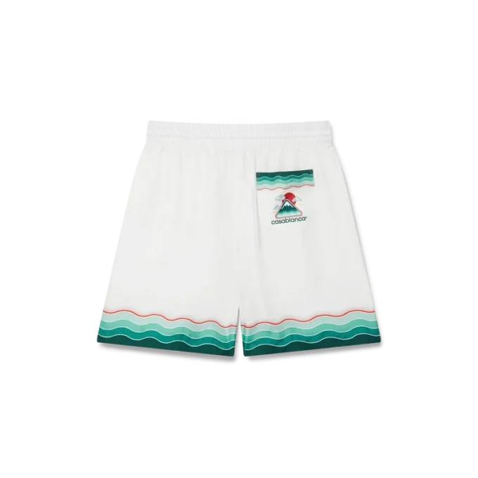 Pantaloni scurți din mătase Montagne Ondulee