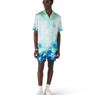 Pantaloni scurți din mătase Surf Lotus