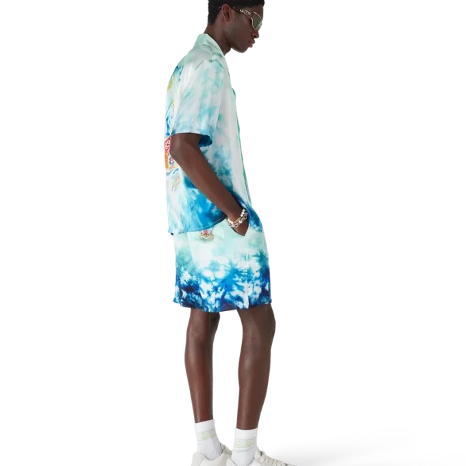 Pantaloni scurți din mătase Surf Lotus