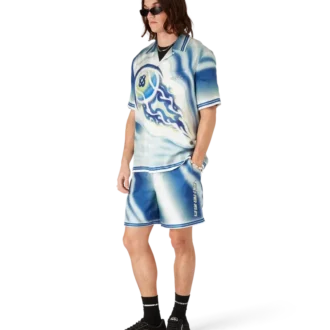 Pantaloni scurți din mătase „The Art of the Serve” Pantaloni scurți din mătase „The Art of the Serve”