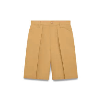 Pantaloni scurți plisați din lână