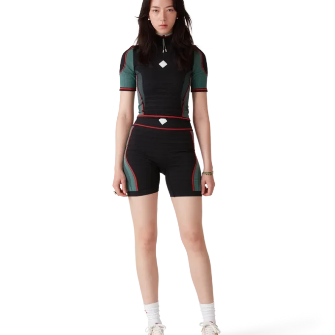 Pantaloni scurți sport fără cusături