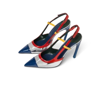 Pantofi cu baretă și arc cromat Pantofi cu baretă și arc cromat