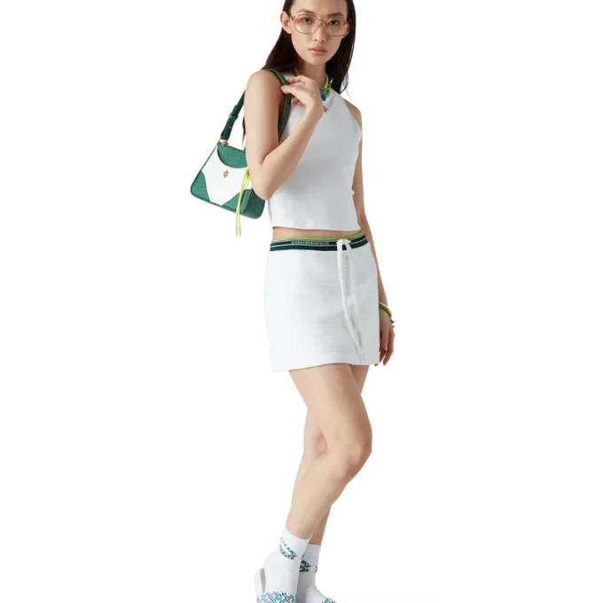 Papuci de baie din material frotir cu monogramă pentru femei