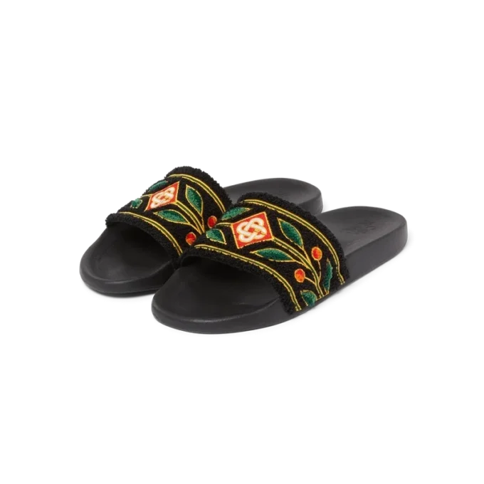 Papuci de casă din material frotir pentru bărbați