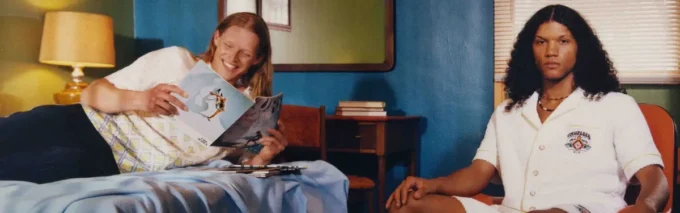 Papuci de piscină albi Monogram pentru bărbați Papuci de piscină albi Monogram pentru bărbați