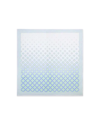 Pareo alb cu monogramă degradată