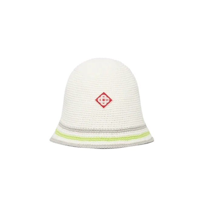 Pălărie croșetată cu dungi Pălărie croșetată cu dungi