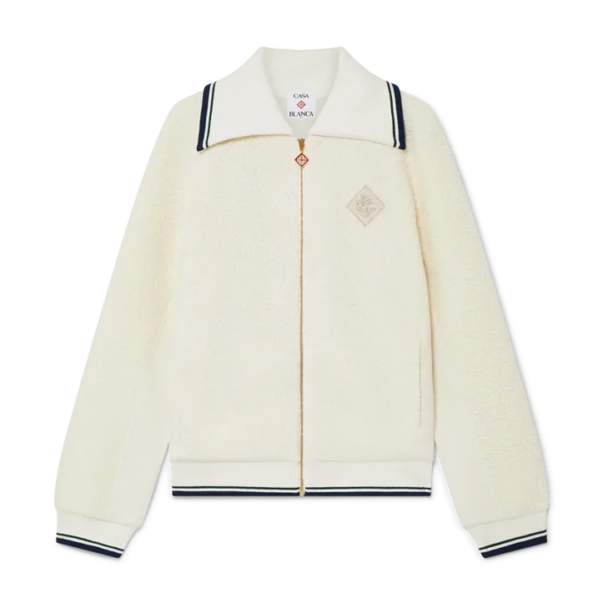 Pulover cu fermoar din cașmir