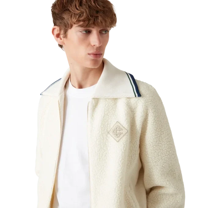 Pulover cu fermoar din cașmir