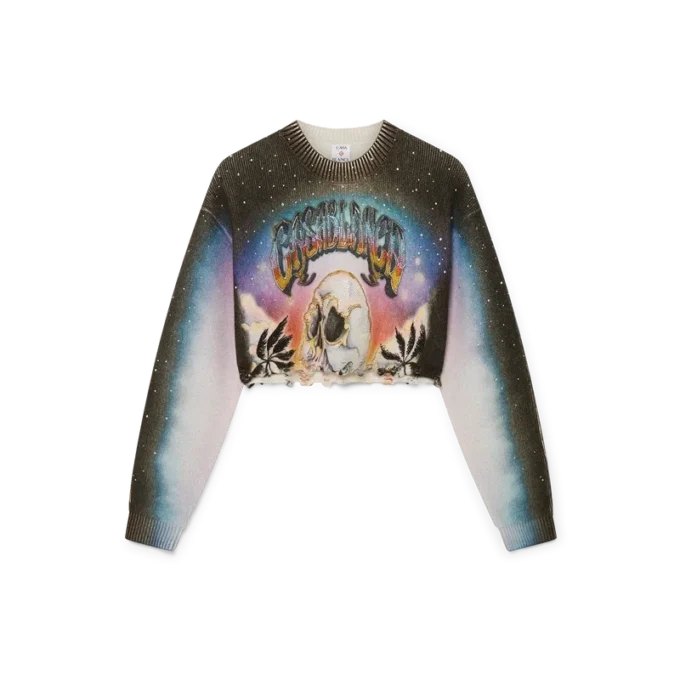 Pulover scurt din amestec de cașmir La Pramonition