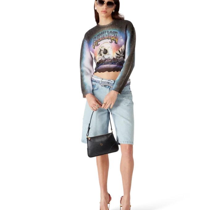 Pulover scurt din amestec de cașmir La Pramonition