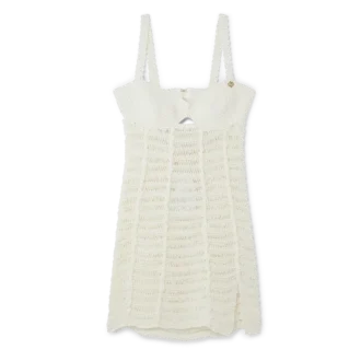 Rochie bustieră croșetată