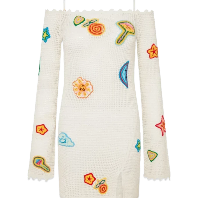 Rochie croșetată cu motiv Rochie croșetată cu motiv