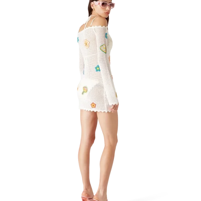 Rochie croșetată cu motiv Rochie croșetată cu motiv