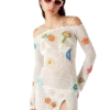 Rochie croșetată cu motiv Rochie croșetată cu motiv