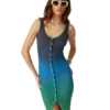Rochie cu nervuri în degrade Rochie cu nervuri în degrade