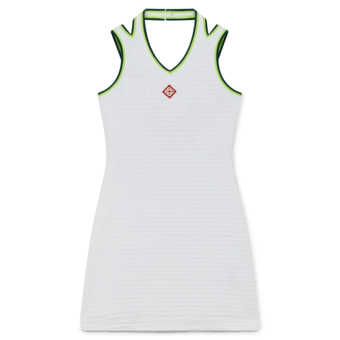 Rochie de tenis din velur texturat Rochie de tenis din velur texturat