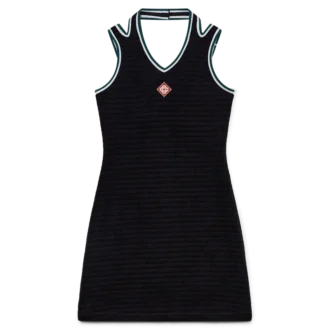 Rochie de tenis din velur texturat