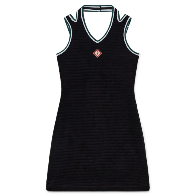 Rochie de tenis din velur texturat Rochie de tenis din velur texturat