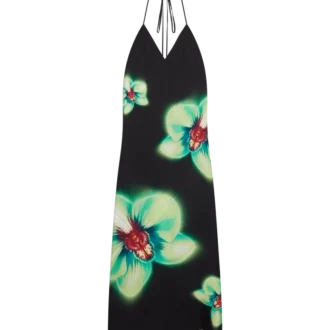 Rochie din mătase Orchid Glitch Rochie din mătase Orchid Glitch