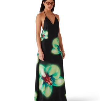 Rochie din mătase Orchid Glitch Rochie din mătase Orchid Glitch