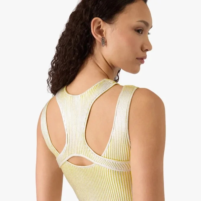 Rochie mini cu imprimeu galben Rochie mini cu imprimeu galben