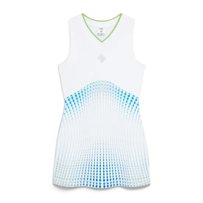Rochie Racer cu imprimeu de tenis Rochie Racer cu imprimeu de tenis