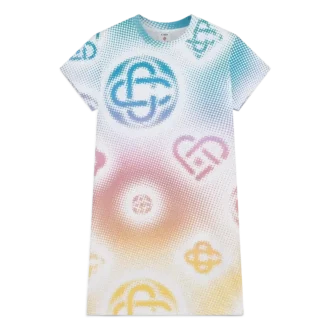Rochie-tricou cu logo Halftone Rochie-tricou cu logo Halftone