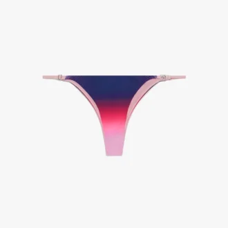 Slip de bikini cu gradient de culoare aubergine