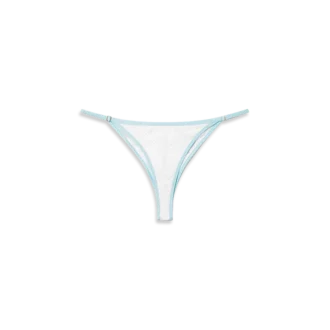 Slip de bikini cu monogramă Jacquard