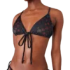 Sutien de bikini cu șnururi Monogram Sutien de bikini cu șnururi Monogram
