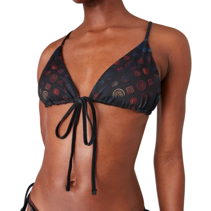 Sutien de bikini cu șnururi Monogram Sutien de bikini cu șnururi Monogram