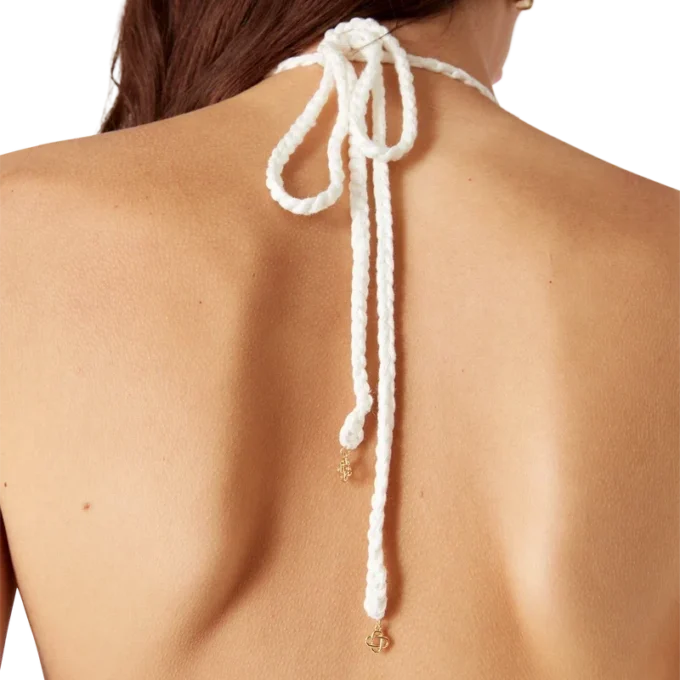 Top de bikini croșetat cu motive