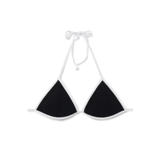 Top de bikini texturat