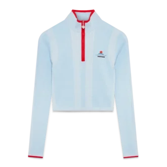 Top scurt de bază din lână merino pentru schi