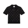 Trico de polo cu monogramă Jacquard