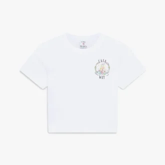 Tricou alb cu mâneci scurte Casa Way Baby Tricou alb cu mâneci scurte Casa Way Baby