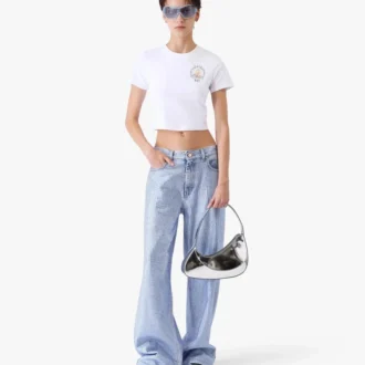 Tricou alb cu mâneci scurte Casa Way Baby Tricou alb cu mâneci scurte Casa Way Baby