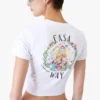 Tricou alb cu mâneci scurte Casa Way Baby