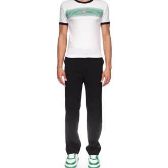 Tricou cu dungi degradate