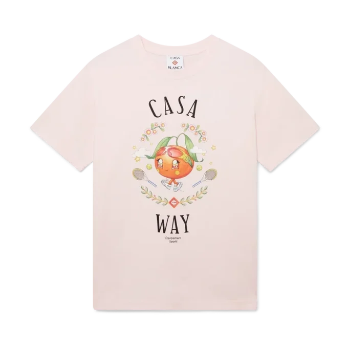 Tricou cu mânecă scurtă Casa Way Orange Mascot